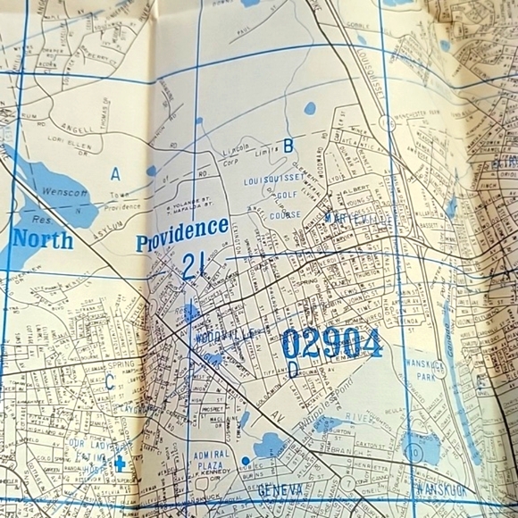 Champion Providence Street Map - 1985 - Picture 5 of 11